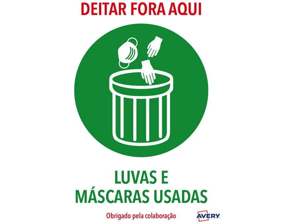 ETQ AVERY COVID A4 - GESTÃO RESÍDUOS