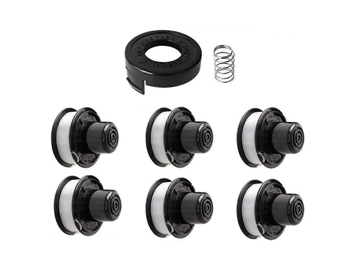 F3u Para Black Decker St1000 St3000 St4000 St4500 Seis Carretes Con 3f + Tapa + Resorte, Rs-136-bkp+6823