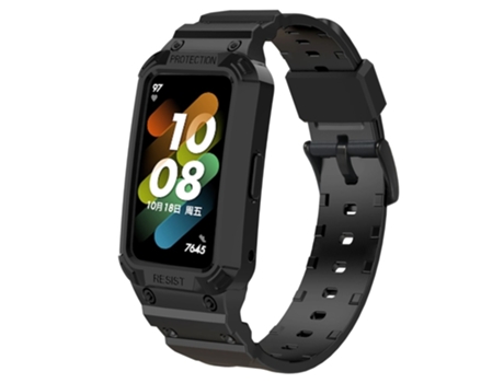 Correa TPU + PU ajustable para Honor Band 6/Huawei Band 6/7 - negro
