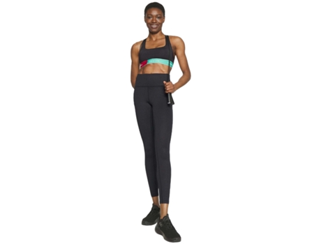 Sujetador Suporte de Mujer para Deporte CALVIN KLEIN Medium Lana Negro (S)