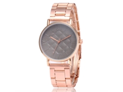 Reloj Casual De Moda Unisex Zhoulianfa Con Brazalete De Acero Y Cuarzo Gris.