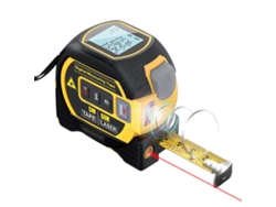 Cinta Métrica Digital 3 En 1 Con Pantalla Lcd, Bloqueo Automático, 5 Metros (16,4 Pies), Área De Marcado En Cruz, Volumen De Medición De 40 M.
