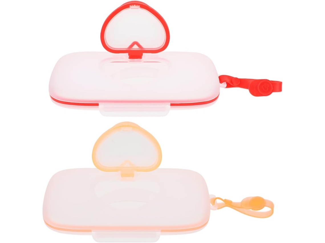 Dispensador Portátil De Toallitas Húmedas De 2 Piezas Para Colgar En Cochecitos De Bebé