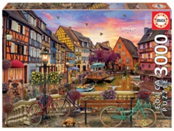 Puzzle EDUCA 3000 Colmar Francia (Edad Mínima: 12 Años - 3000 Piezas)