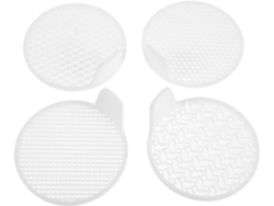 Tapete De Banheiro Antiderrapante Com Capa Para Assento Sanitário Em Formato De O, Série 2, 5 Peças*2