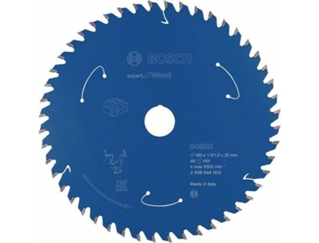 Disco de Sierra Circular BOSCH Para Sierra Sin Cables Expert para Madera 160x1.5/1x20 T48