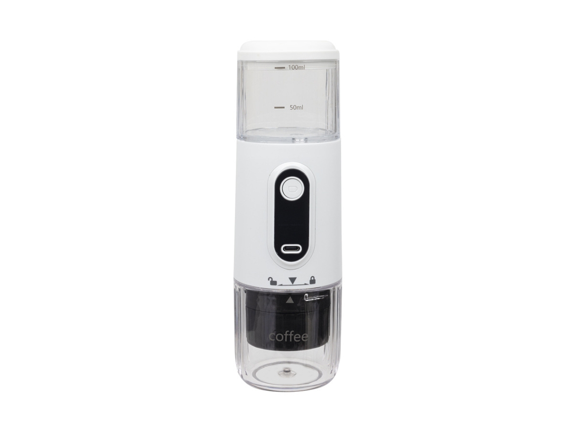 Cafetera portátil 3 en 1 con bomba, cápsula de extracto concentrado en polvo, doble uso, color blanco Cuich