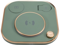 Cargador Magnético Multifuncional No Plegable Con Linterna, Para Teléfono Móvil Y Reloj.