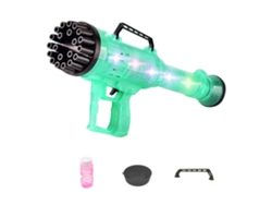 Ats-máquina De Burbujas Eléctrica 21 Orificios Pistola Boom Burbujeadora Automática Para Niños Niñas Adultos Juguete Exterior