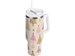 Árbol Navidad Vaso Botella Taza Acero Inoxidable - Vaso Térmico Portátil