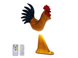Luz nocturna USB con forma de gallo para aromaterapia y soporte para teléfono móvil.