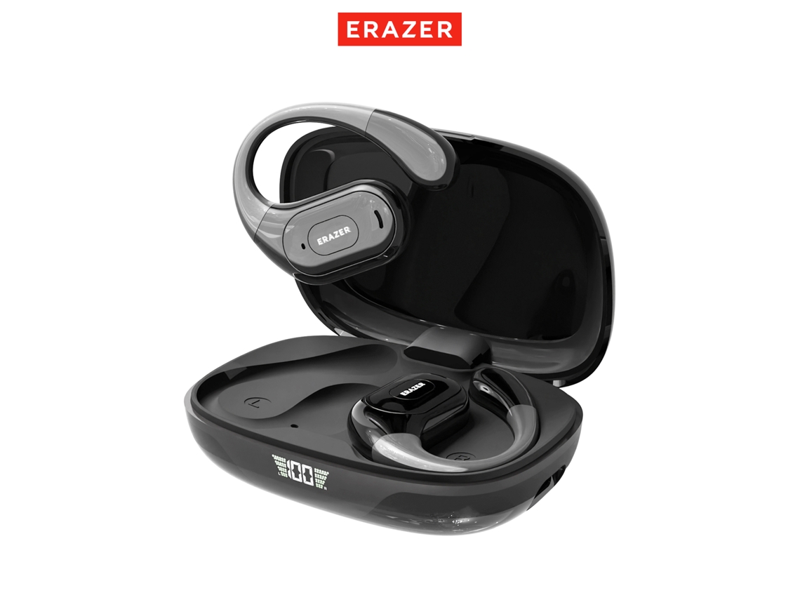 Auriculares deportivos inalámbricos Bluetooth V5.4 MDUG, traductor con IA, micrófono, graves potentes (negro, sin IA)