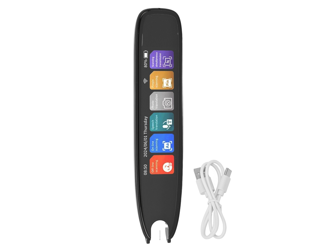 Lápiz Traductor Portátil Multilingüe Con Pantalla Táctil Y Lector, 9,4 Cm (3,7 Pulgadas), Para Viajes, Estudio Y Trabajo.