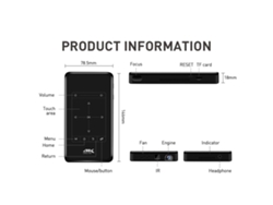 Proyector inteligente y reproductor multimedia para cine en casa