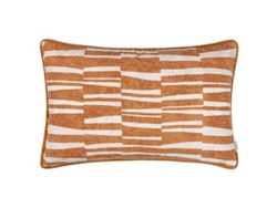 Cuscino Rettangolare Double-face Höem Piper Azul/bronce