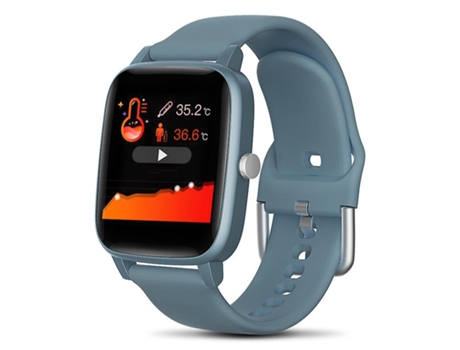 Smartwatch Monitor de frecuencia cardíaca y oxígeno en sangre Pantalla táctil a color HD a prueba de agua