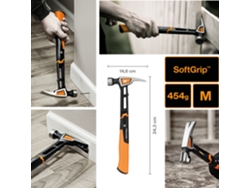 Martillo de Encofrador Isocoretm M 820Gr  FISKARS