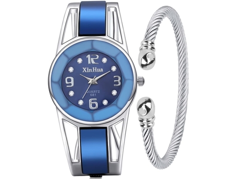 VEANXIN Relojes digitales para hombre Reloj de pulsera multifuncional resistente al agua-Oro