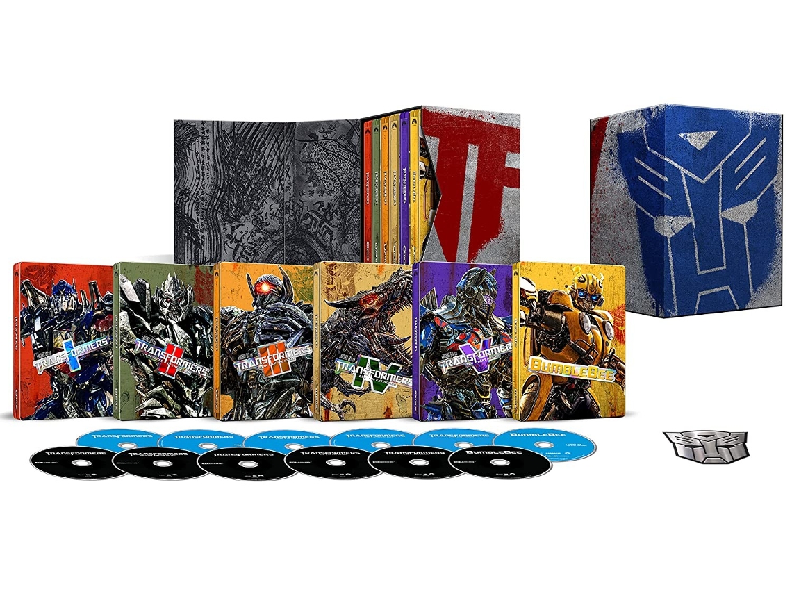 Blu Ray Transformers 6-Movie Collection Steelbook Blu Ray 4K Ultra Hd