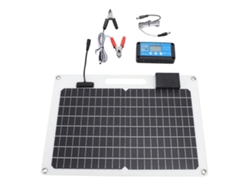 Cargador De Batería Para Panel Solar De Silicio Monocristalino De 100 W, Controlador De 12 V/24 V, 100 A, Doble Puerto Usb.