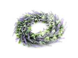 Guirnalda de flores artificiales de lavanda para la puerta