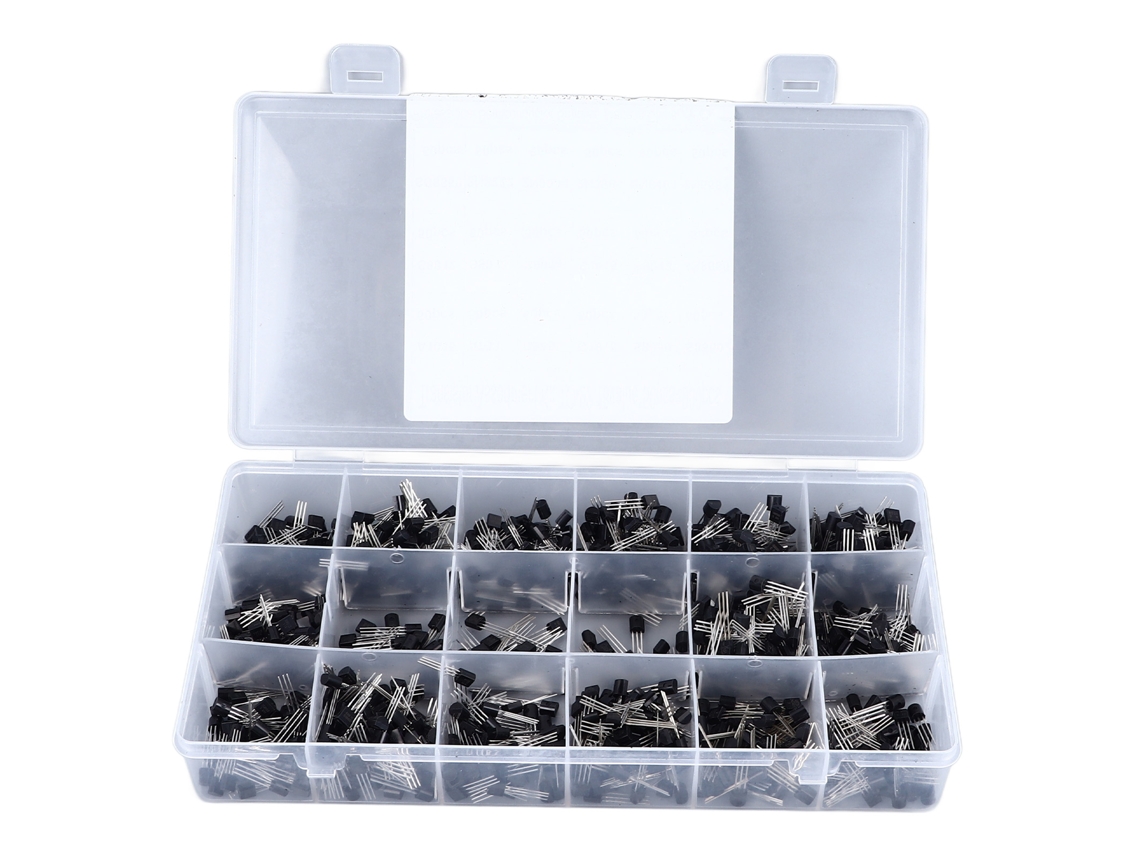 Kit De 900 Piezas Transistor Diodo Triodo Semiconductor Interruptor Componentes Electrónicos Bajo Consumo