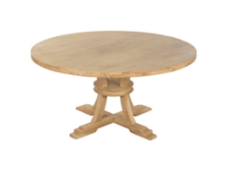 Mesa Redonda Comedor Madera Maciza 150x150x76cm