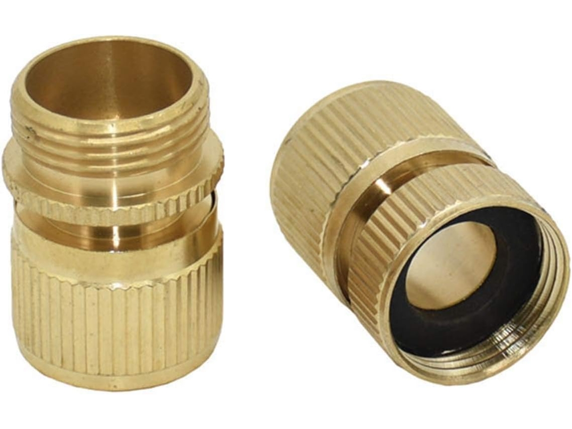 Adaptador De Conector Jardín Hembra G3/4 Rápido Macho Latón Para Latón
