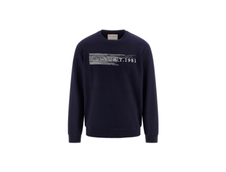 Sudadera de Hombre GUESS Beau Azul (2XL)