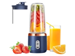 Licuadora portátil | Ideal para deportes, gimnasio, hogar, desayuno y camping (blanco)