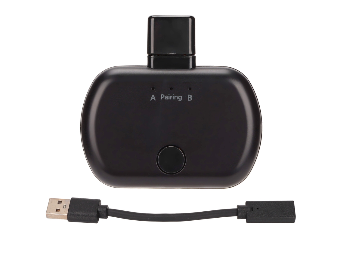 Adaptador Transmisor Bluetooth Usb C 1 Por 2, Carga Rápida, Transmisor Bluetooth 5.0 Para Ps4 Y Pc