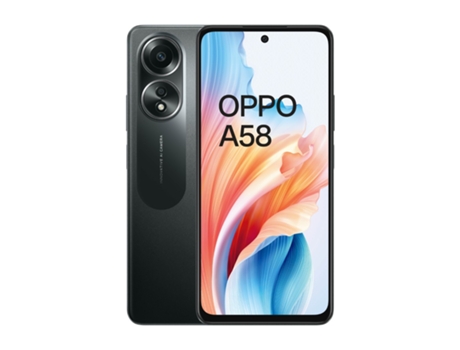 Smartphone OPPO A58 (6.56" - 6 GB - 128 GB - Negro)