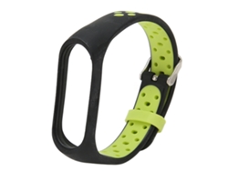 Correa de silicona suave ajustable de repuesto para Mi Band 7, negra y verde
