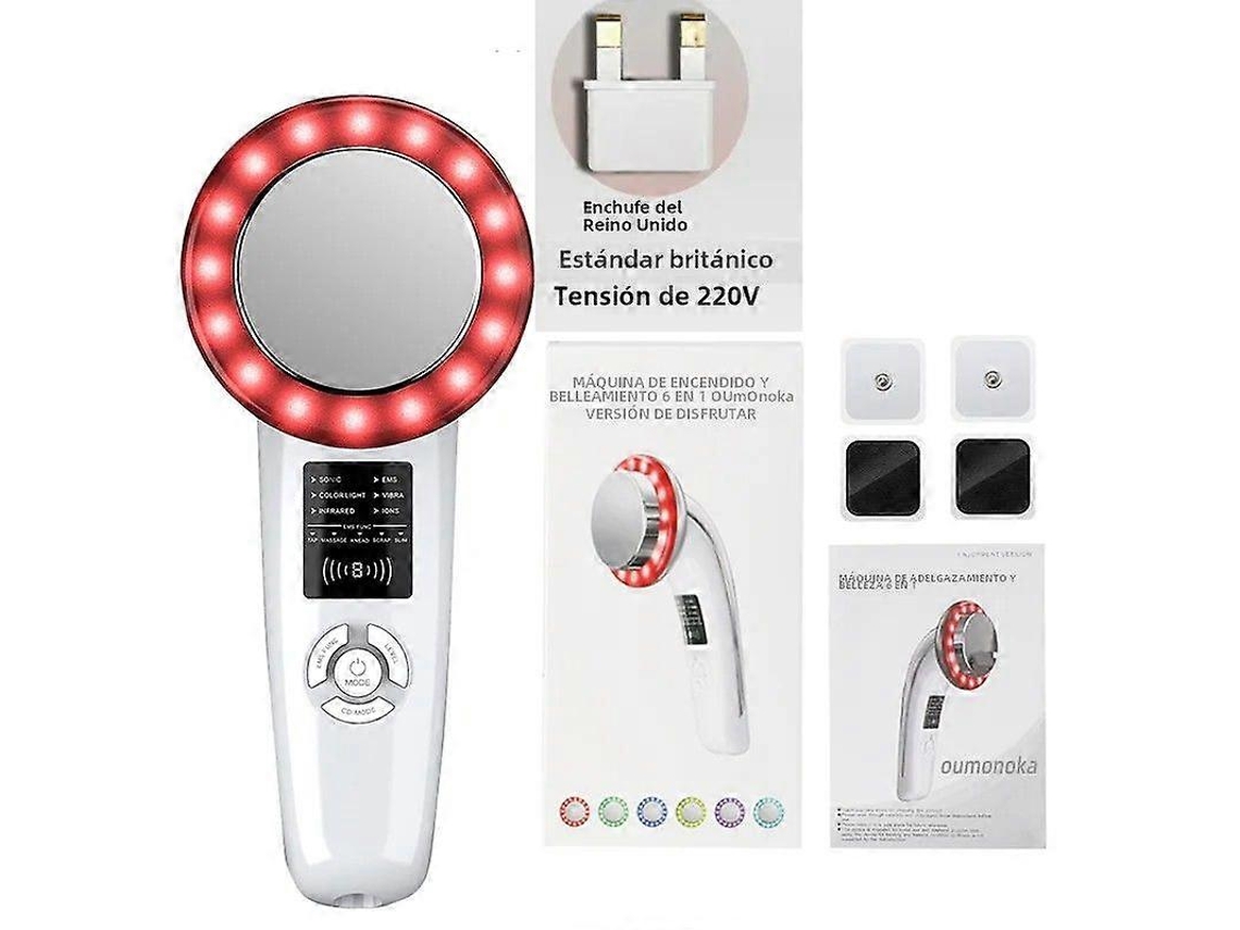 Dispositivo de lifting facial portátil ROSEWELL con terapia de luz roja y vibración