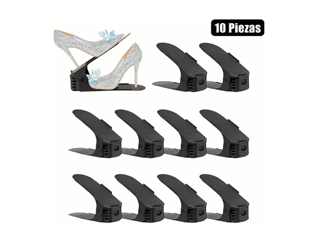 Zapatero ajustable con 3 niveles y doble capa