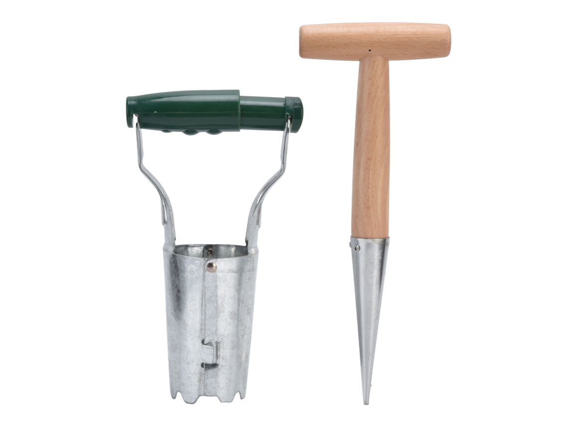 Plantadora Manual Ergonómica Y Resistente A La Corrosión Para Trasplantar Plántulas Y Para Jardinería.