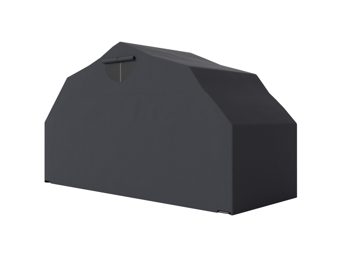 Funda Para Motocicleta, Plegable, Para Exteriores, Impermeable, Resistente Al Invierno, Xxl 345 Cm X 135 Cm X 191 Cm, Negra.