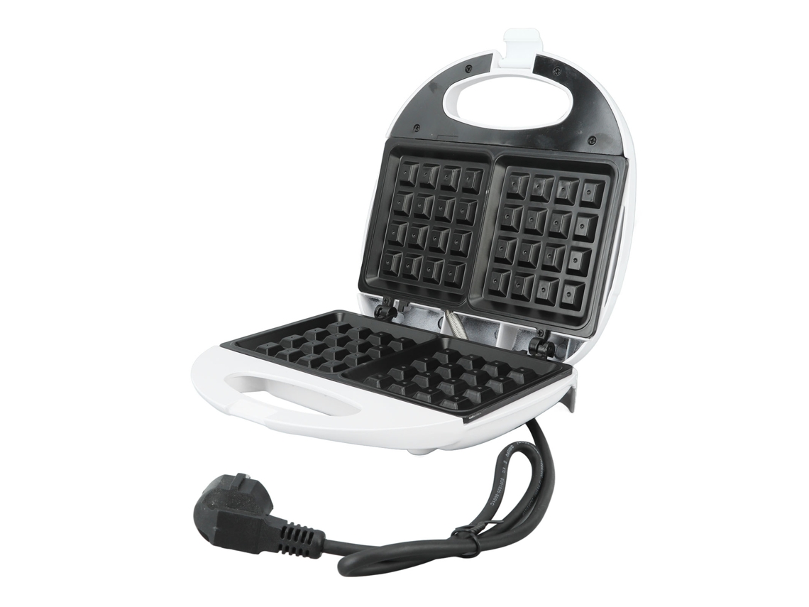 Mini Gofrera De 750 W De Aleación De Aluminio Con Placa Antiadherente Para Desayunos Y Meriendas.