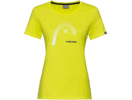 Camiseta de Mujer HEAD RACKET Club Lara Tenis Amarillo (L)