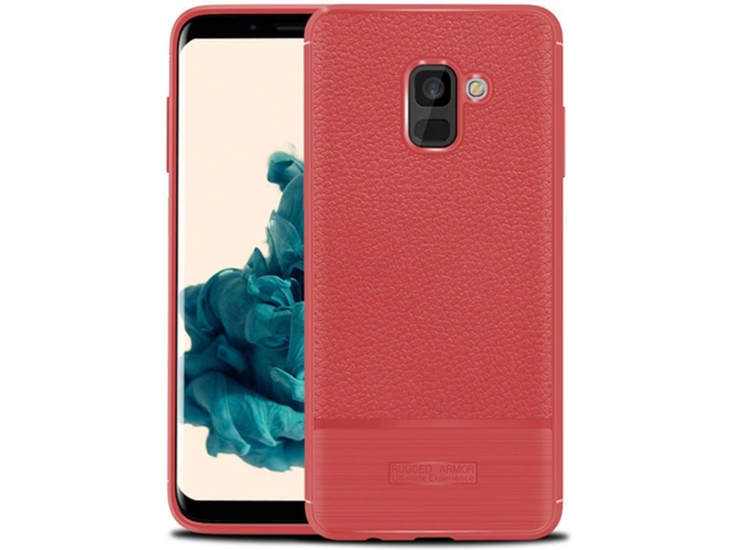 Carcasa Samsung Galaxy A8 2018 Protective Rojo