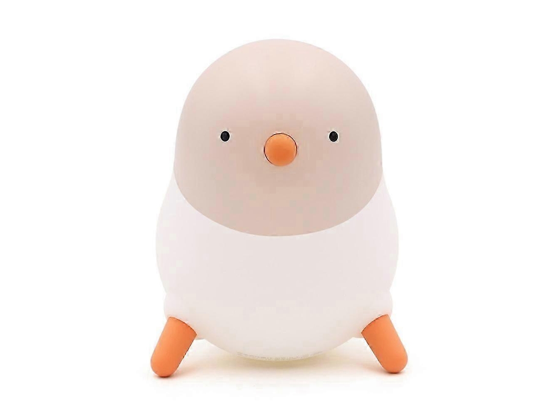 Linda luz nocturna para niños, luz nocturna con forma de pollito, luz nocturna de silicona recargable y regulable Rosewell
