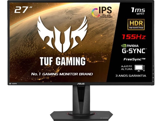 Monitor ASUS TUF Gaming VG27AQ (27'' - 165 Hz - 1 ms - G-Sync)