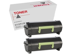 Pack 2 Tóners Compatibles Mx510/Mx511/Mx610/Mx611 Lexmark 60F2X00/602X 20.000 páginas