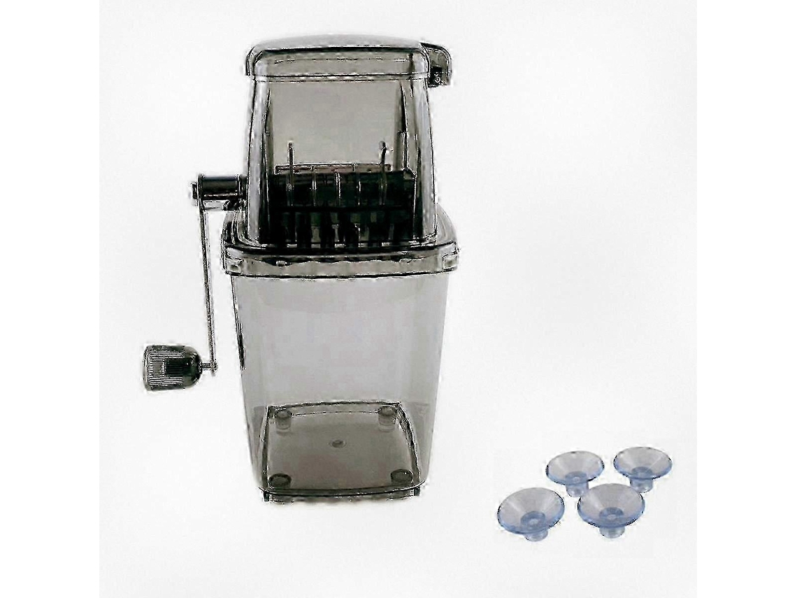 Destructora de papel manual portátil, compacta, de funcionamiento sencillo, con manivela para oficina, escritorio y hogar, Rosewell