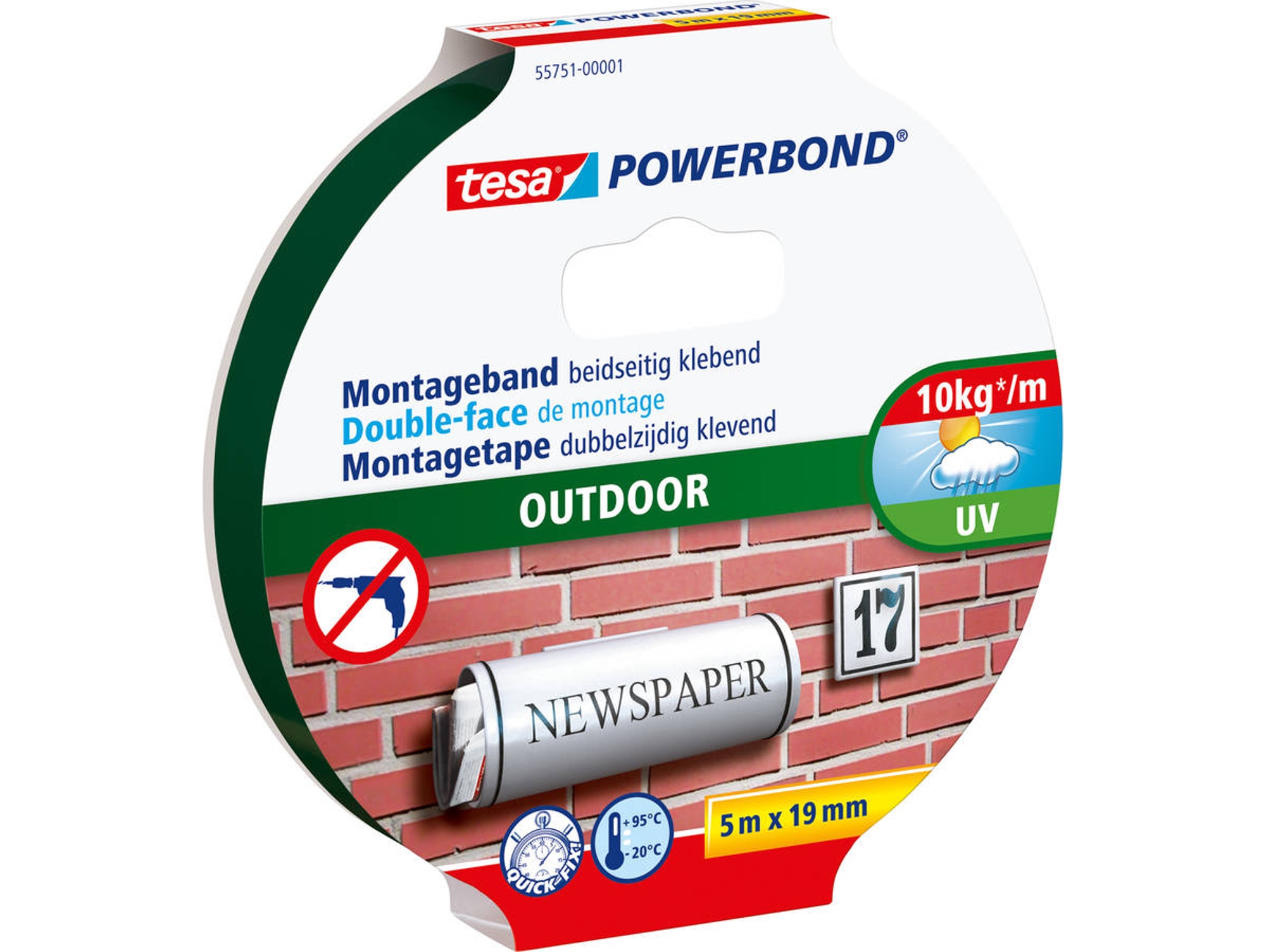 Cinta Adhesiva TESA Powerbond Outdoor 5 m