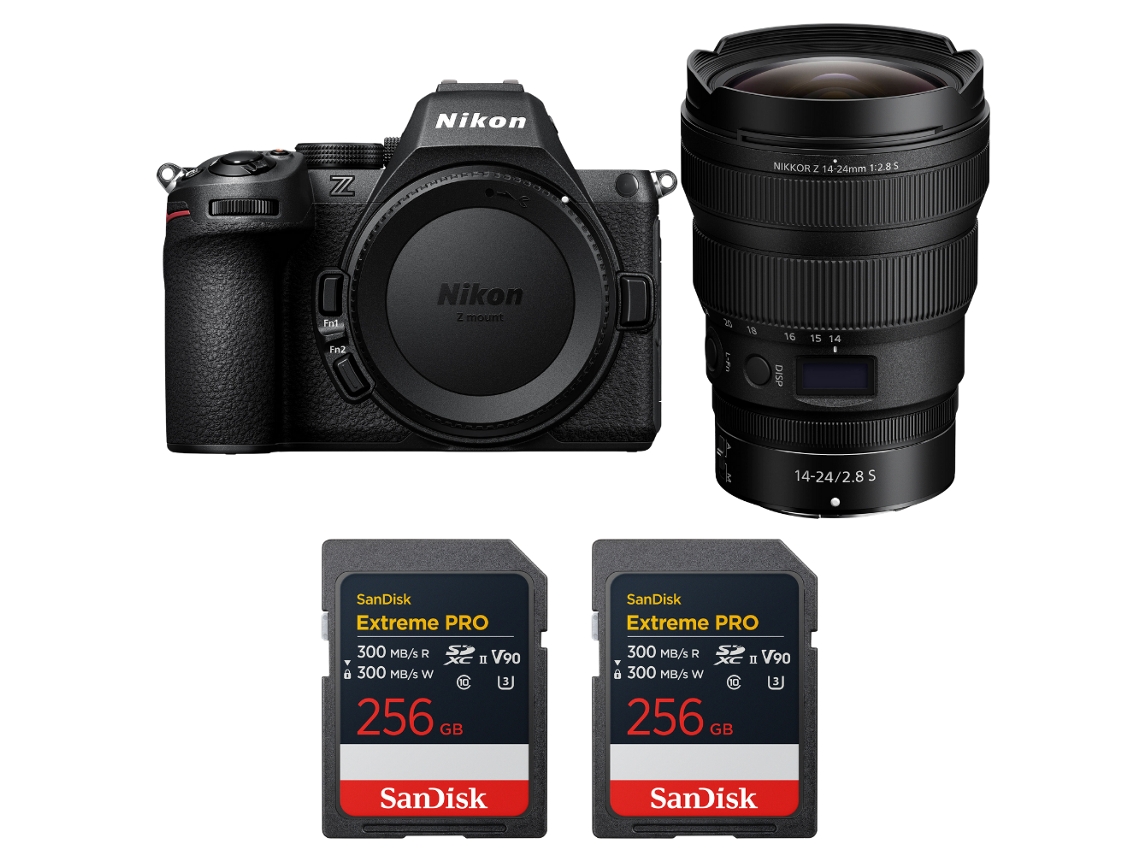 Nikon Z5 Ii + 14-24mm F/2.8 S + 2 Sandisk 256gb Extreme Pro Uhs-ii Sdxc + Ebook “20 Consejos Para Fotos Que Impactan”