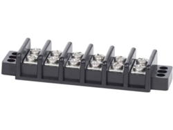 Tomada Elétrica BLUE SEA Terminal Block 30A 6 Circuit Negro