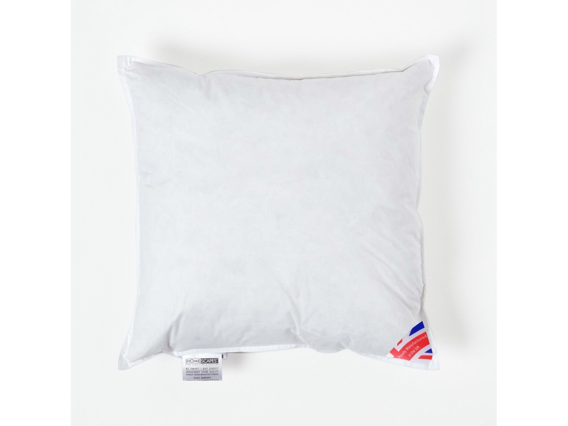 Homescapes Duck Down Cushion Pad 40 X 40 Cm