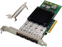 Tarjeta De Red Pcie X8 Bcm57840 Para Servidor, 4 Puertos, Fibra Sfp+, Ethernet De 10g, Pci Express