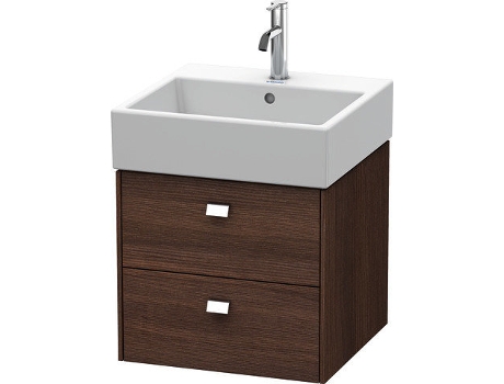 Mueble bajo encimera DURAVIT Brioso 48,4 x 45,9 cm 2 cajones incl. hueco para sifón y delantal para lavabo Vero Air 235050